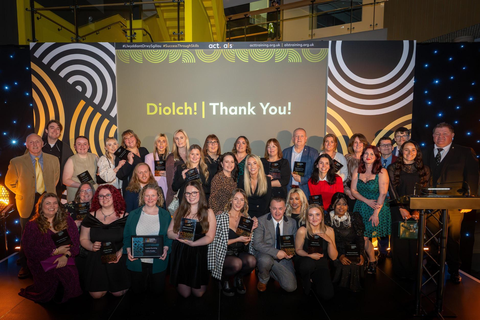 Success Through Skills group award winner shot